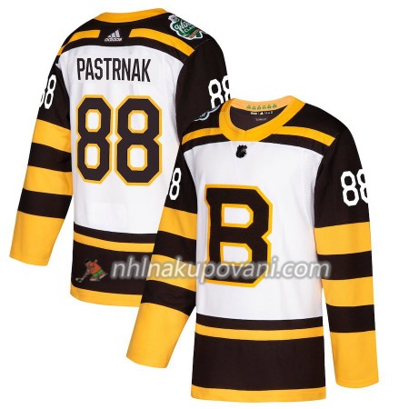 Boston Bruins Dresy David Pastrnak 88 2019 Winter Classic Adidas Bílá Authentic - Pánské Boston Bruins Dresy David Pastrnak 88 2019 Winter Classic Adidas Bílá Authentic - Pánské